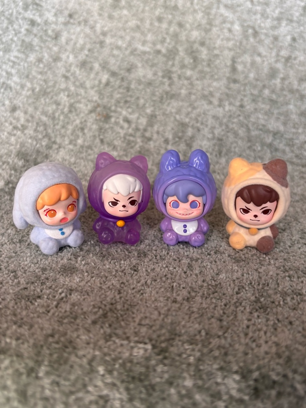 TNT SPACE Tiny Cutie mini beans bundle of 4 | blind bag figures | Rayan Zoraa